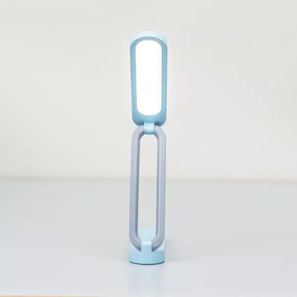Lampa pentru birou, pliabila si portabila, 3 tipuri de lumina, putere 3W, touch, USB, bleu / ZTS 8245 - imagine 7