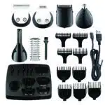 Aparat de tuns electric 16 in 1, pentru barbati reincarcabil, LED, gri / ZLN 8665 - imagine 3