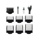 Aparat de tuns electric 7 in 1, pentru barbati reincarcabil IPX5, LED, negru / ZLN 8931 - imagine 3