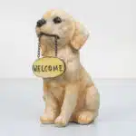 Decoratiune pentru gradina, din rasina, model catel, inaltime 27cm / ZTS 8008 - imagine 3