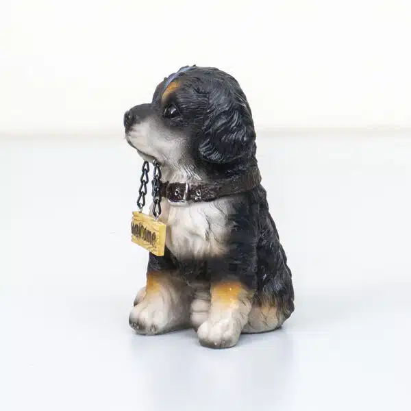 Decoratiune pentru gradina, din rasina, model catel, inaltime 14cm / ZTS 8022 - imagine 3