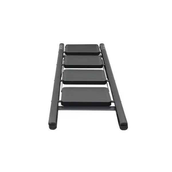 Scara pliabila din metal, cu 4 trepte, maxim 150kg / ZTS 8184 - imagine 2