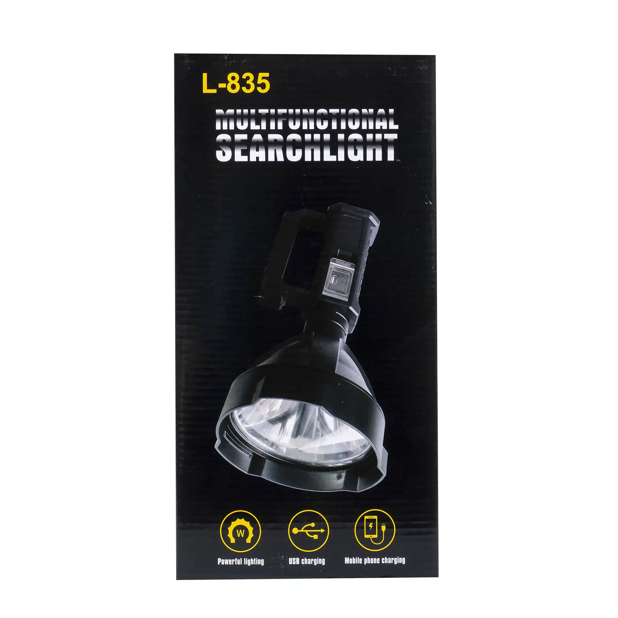 Lanterna de mana LED, reincarcabila USB, 4 moduri de intensitate a