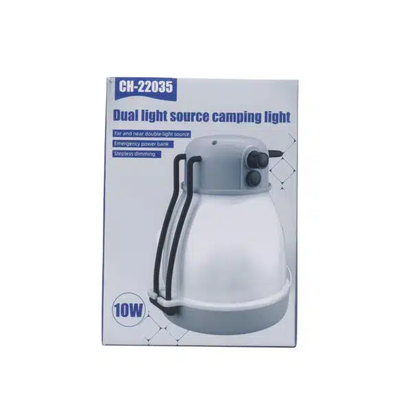 Felinar, 5 moduri de intensitate a luminii, putere 10W, gri / ZTS 8218 - imagine 6