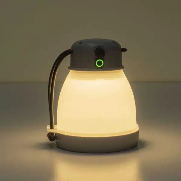 Felinar, 5 moduri de intensitate a luminii, putere 10W, gri / ZTS 8218 - imagine 4