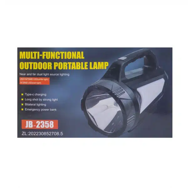 Lanterna led, portabila cu agatatoare, incarcare solara si USB, lungime 19cm / ZTS 8229 - imagine 7