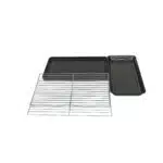 Gratar metalic, cilindric, cu 2 grile de gatit, negru / ZTS 8331 - imagine 5