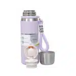 Termos interior inox, capacitate 700ml, cu capac inox, mov / ZTS 8442_1 - imagine 2