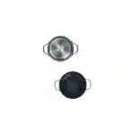 Oala cu capac ZILAN Diamond, din ceramica si inox, baza de inductie, diametru 24cm / ZLN 9617 - imagine 2