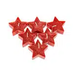 Set 25 lumanari decorative, forma steluta rosu Z-TOOLS / ZTS 8032