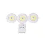 Set 3 lampi cu LED si telecomanda pentru mobila, autoadezive, rotund  Z-TOOLS / ZTS 8221