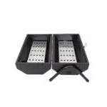 Gratar metalic, hexagonal, cu 2 grile de gatit, negru Z-TOOLS / ZTS 8332 - imagine 3