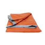 Prelata impermeabila UV, inele de prindere, 6x6m, 130gr/mp, Orange, Z-TOOLS / ZTS 8103