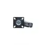 Roata pentru mobila, rola de cauciuc, pivotanta cu frana 3 inchi, albastru Z-TOOLS / ZTS 8124 - imagine 3