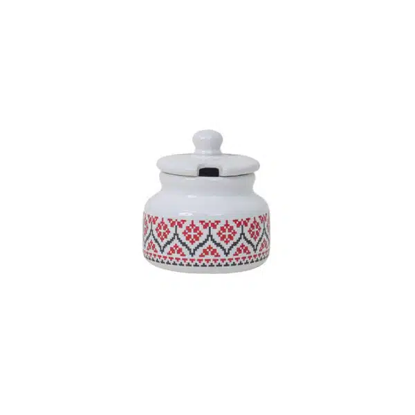 Set pentru miere cu cana si lingurita, 300ml, H12cm Romania, Z-TOOLS / EXT 10783 - imagine 3