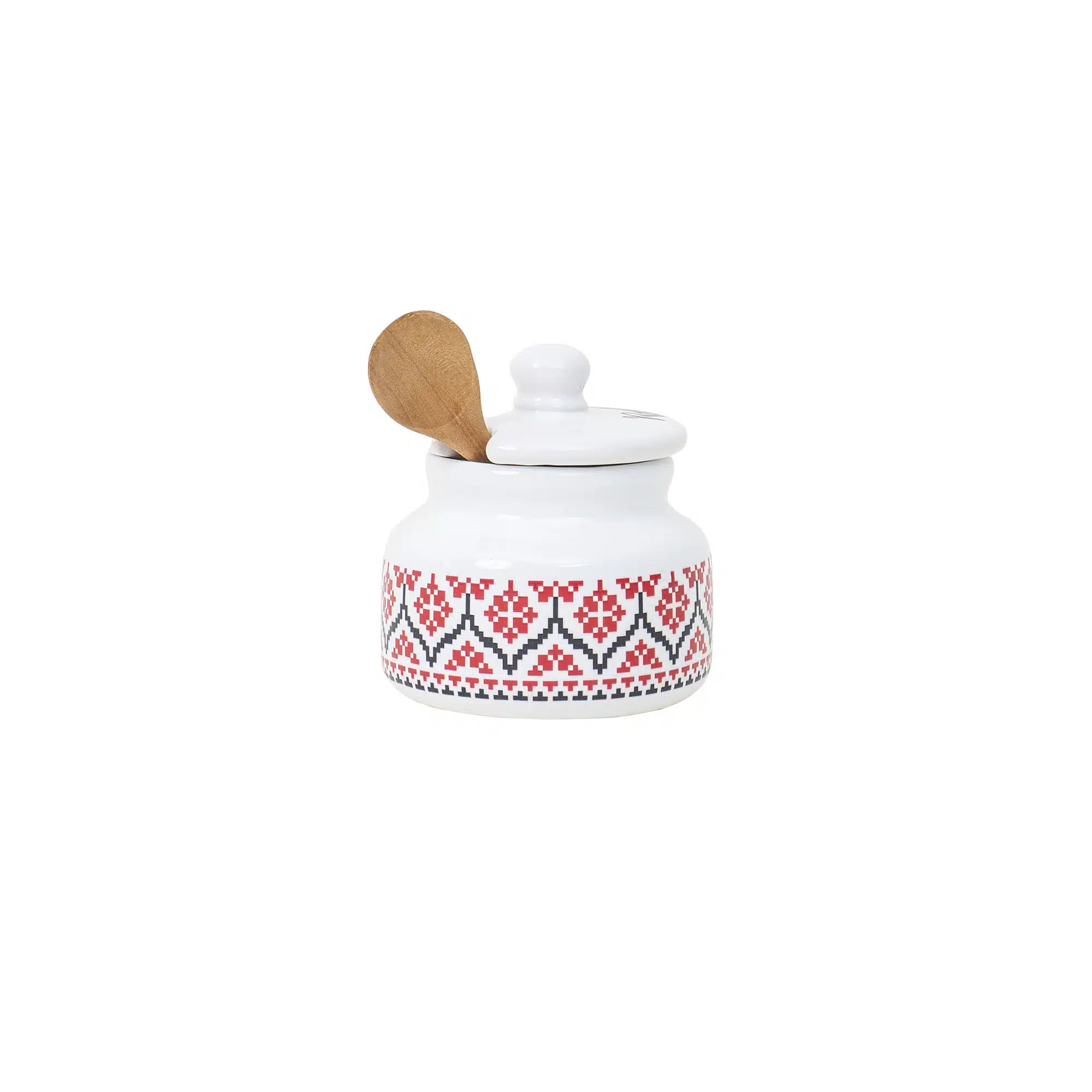 EXT 10783_3 Set pentru miere cu cana si lingurita, 300ml, H12cm Romania, Z-TOOLS / EXT 10783 - imagine 1