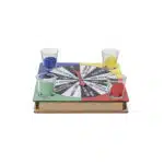Joc ruleta de petrecere cu 4 pahare shot 21x21x3cm Z-TOOLS / EXT 10786 - imagine 2