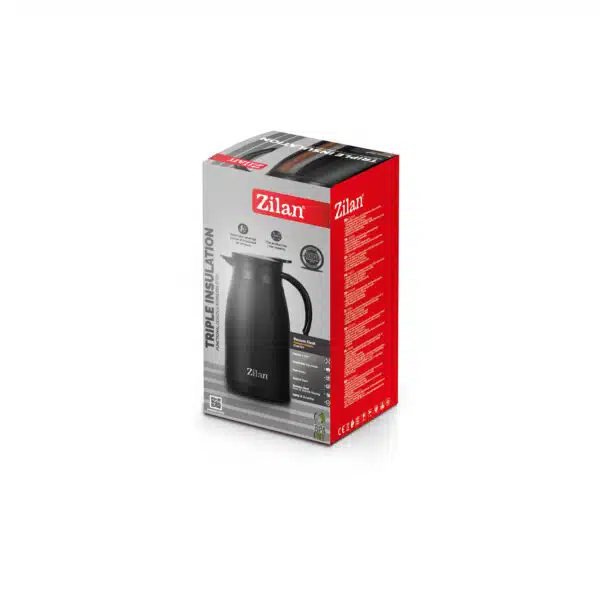 Termos tip ceainic ZILAN, capacitate 1L, negru / ZLN 0767 - imagine 2