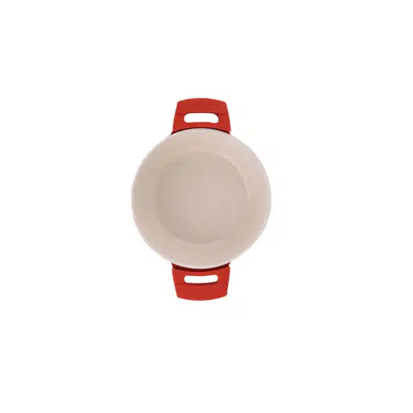 Oala cu capac ZILAN, din ceramica, diametru 28cm, capacitate 5l, rosu / ZLN 0903 - imagine 5