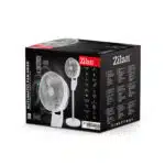 Ventilator cu picior, 3 trepte de viteza, putere 60W, timer 1-7H ZILAN / ZLN 1016 - imagine 2