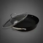 Cratita din fonta tip fagure cu capac de sticla OTI, diametru 30cm, capacitate 4.5L 181655 / OTI 0016 - imagine 3