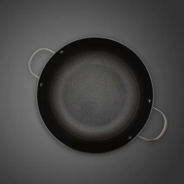 Cratita din fonta tip fagure cu capac de sticla OTI, diametru 30cm, capacitate 4.5L 181655 / OTI 0016 - imagine 5