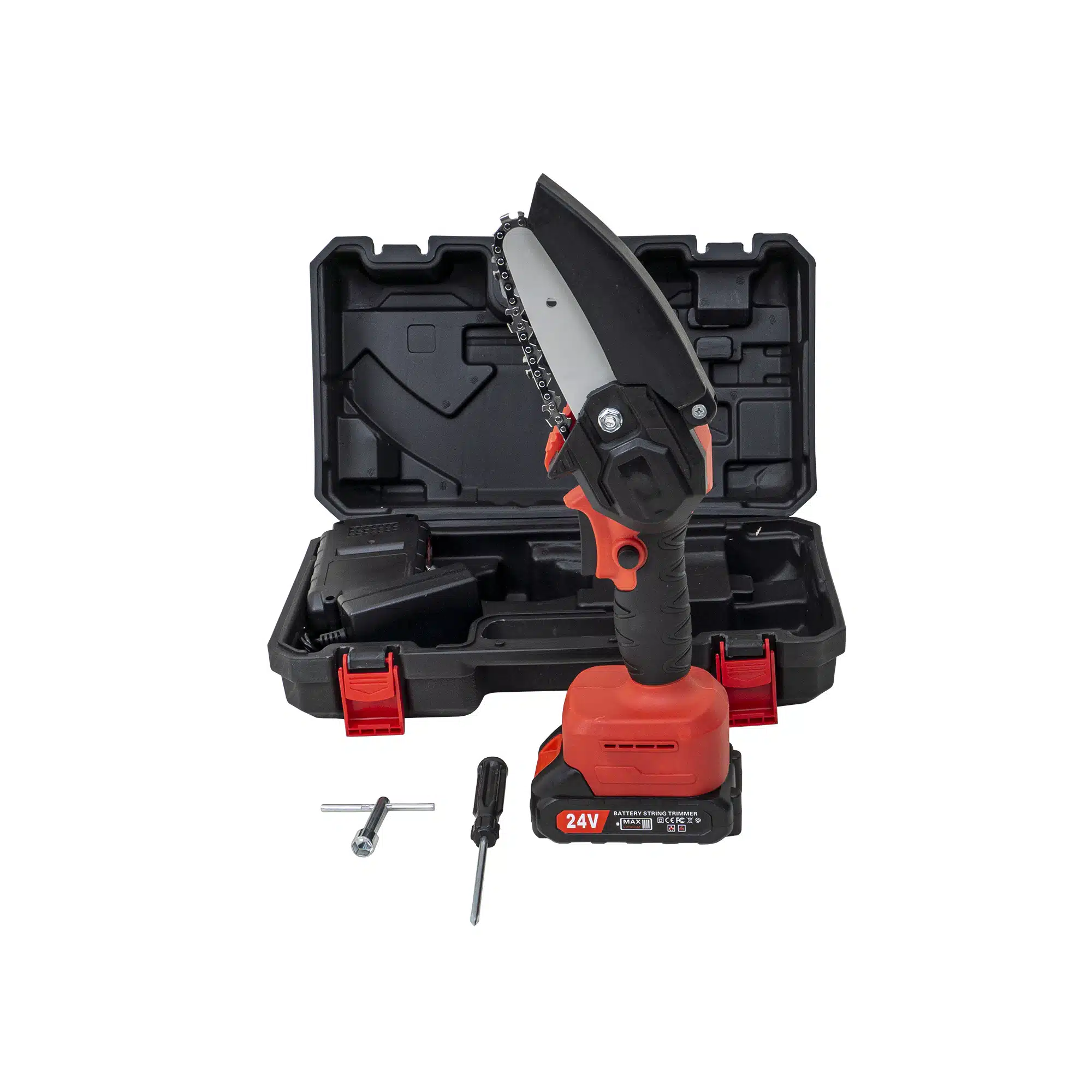 ZTS 5692_3 Mini fierastrau electric cu 2 acumulatori 24V, lant 4" Z-TOOLS / ZTS 5692 - imagine 1