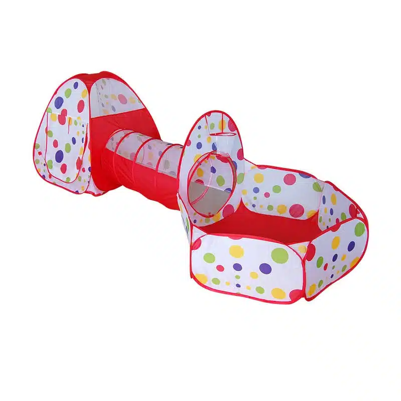 ZTS 8463_3 Cort de joaca pentru copii, 3 in 1, rosu Z-TOOLS / ZTS 8463 - imagine 1