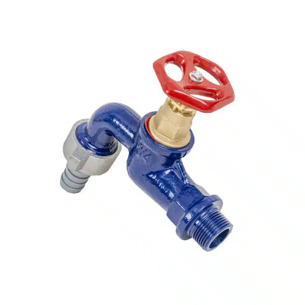 Robinet dublu, din fonta 3/4 albastru Z-TOOLS / ZTS 8370 - imagine 2