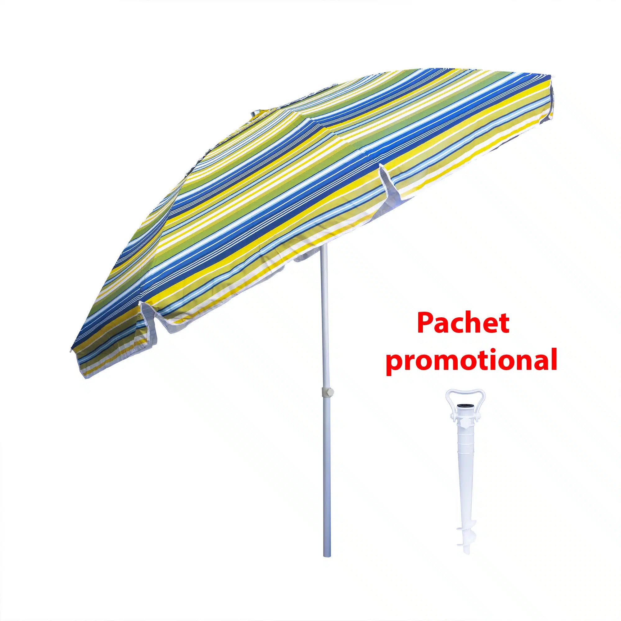 ZTS 8488_9 Pachet promo, umbrela pentru protectie solara, diametru 2.4m ZTS 8488 plus suport tip burghiu alb ZTS 8492 Z-TOOLS / ZTS 8488_2 - imagine 1