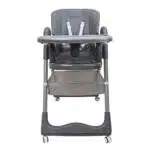 Scaun de masa pentru copii, 12-36luni, greutate maxima 50kg, inaltime reglabila, gri Z-TOOLS / ZTS 9134 - imagine 4
