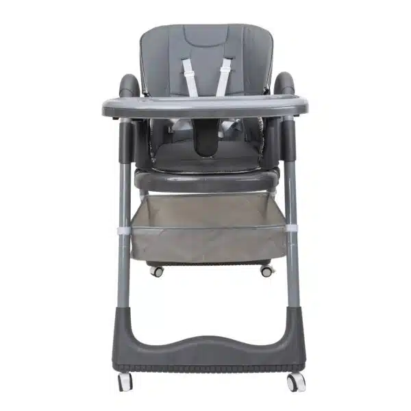 Scaun de masa pentru copii, 12-36luni, greutate maxima 50kg, inaltime reglabila, gri Z-TOOLS / ZTS 9134 - imagine 4