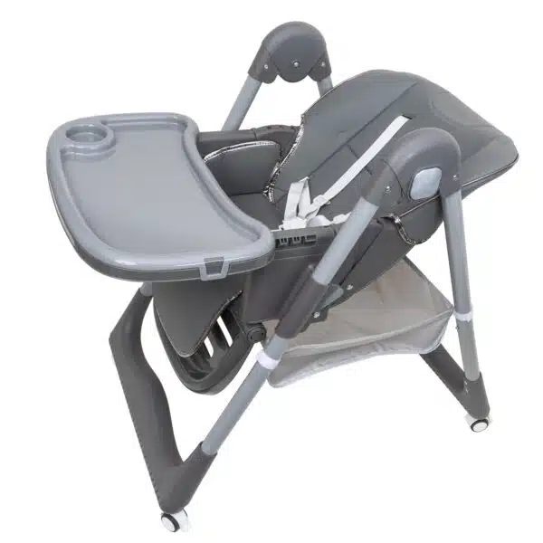 Scaun de masa pentru copii, 12-36luni, greutate maxima 50kg, inaltime reglabila, gri Z-TOOLS / ZTS 9134 - imagine 6