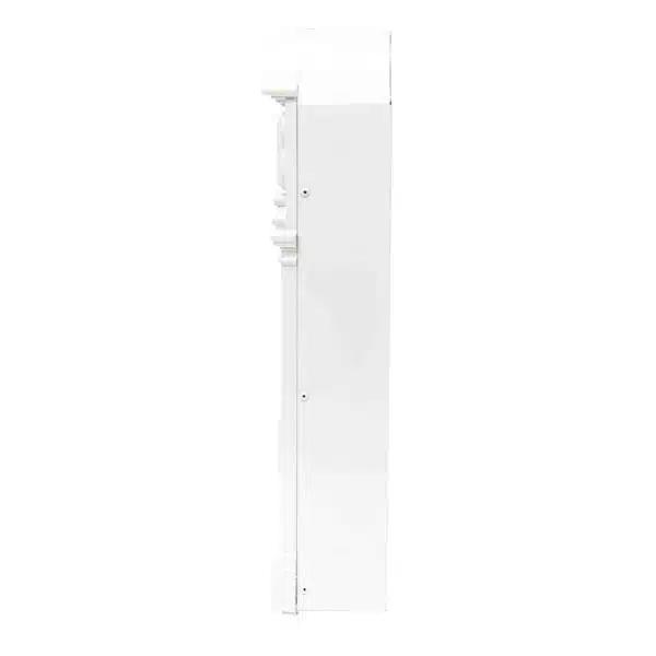 Cutie postala metalica pentru exterior, 410x260x90mm, alb / ZTS 5578_A - imagine 3