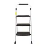 Scara metalica cu 3 trepte late, pliabila alb Z-TOOLS / ZTS 8091 - imagine 2