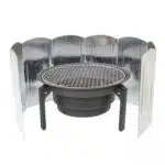 Paravan pliabil pentru aragaz de camping, metal, 8 panouri 120x30cm Z-TOOLS / ZTS 9087 - imagine 4