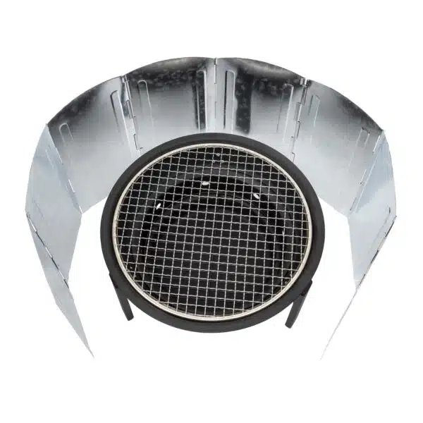 Paravan pliabil pentru aragaz de camping, metal, 8 panouri 120x30cm Z-TOOLS / ZTS 9087 - imagine 5