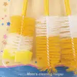 Set 4 perii pentru curatarea biberoanelor si a tetinelor, galben Z-TOOLS / ZTS 9098 - imagine 3