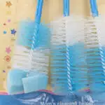 Set 4 perii pentru curatarea biberoanelor si a tetinelor, albastru Z-TOOLS / ZTS 9100 - imagine 2