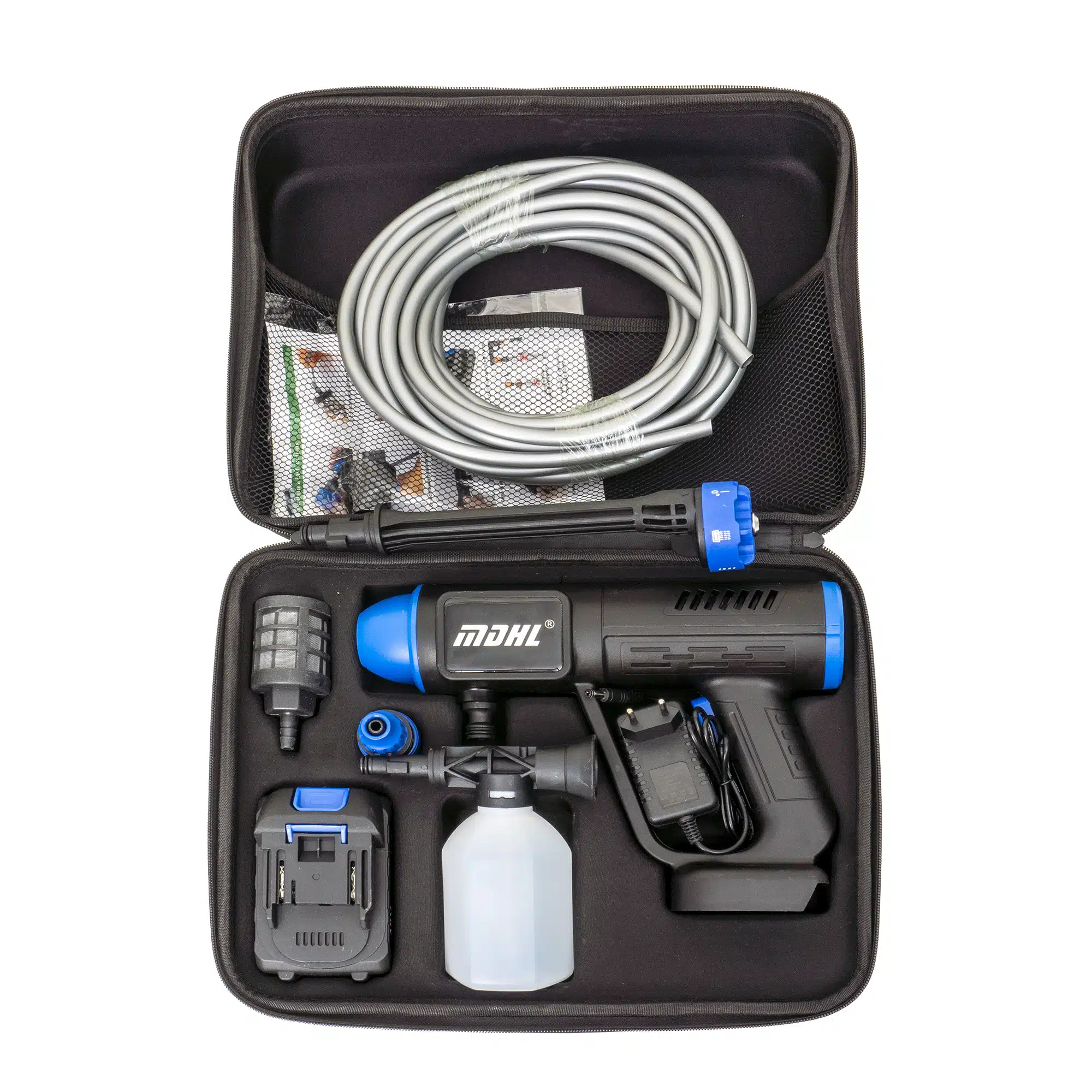 Pistol de spalat masina cu acumulator, presiune si furtun 10m Z