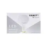 Oglinda pentru make-up cu Led si control Touch, intensitate reglabila, rotativ, diametru 19cm, alb Z-TOOLS / ZTS 8678 - imagine 4