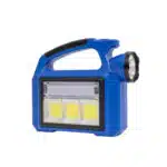 Lanterna de mana cu incarcare solara si USB, 3 moduri de intensitate a luminii, albastru Z-TOOLS / ZTS 8980 - imagine 3