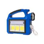 Lanterna de mana cu incarcare solara si USB, 3 moduri de intensitate a luminii, albastru Z-TOOLS / ZTS 8980