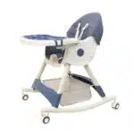 Scaun de masa pentru copii, 5-72luni, greutate maxima 50kg, pliabil, cu balansoar, albastru Z-TOOLS / ZTS 9137 - imagine 3