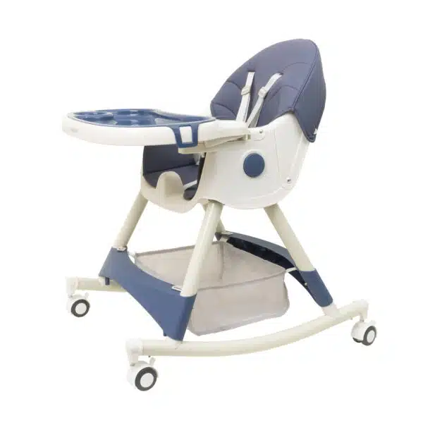 Scaun de masa pentru copii, 5-72luni, greutate maxima 50kg, pliabil, cu balansoar, albastru Z-TOOLS / ZTS 9137 - imagine 3
