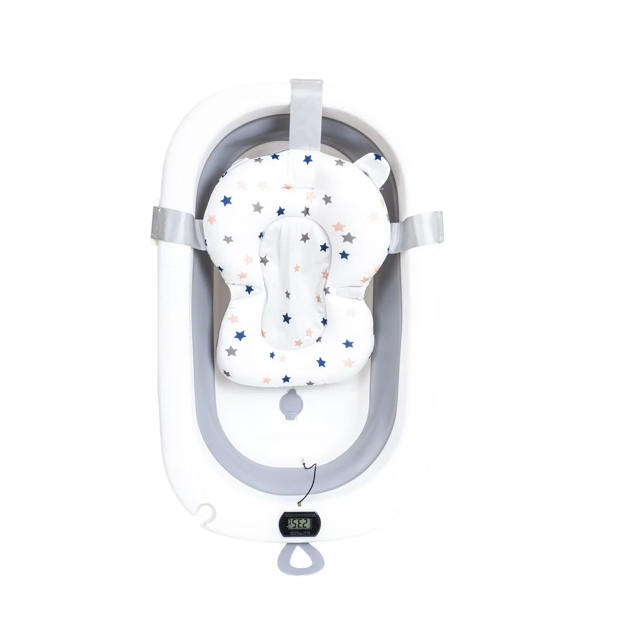 ZTS9155_1 Cadita pliabila pentru bebelusi, cu termostat si pernuta, gri Z-TOOLS / ZTS9155 - imagine 1