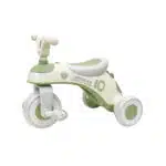 Tricicleta din plastic, cu pedale pentru copii, cu muzica si lumina, verde Z-TOOLS / ZTS9281