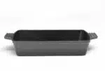 Tava din fonta emailata, 33x27x7cm, Marble Gray / DCN58734 - imagine 2
