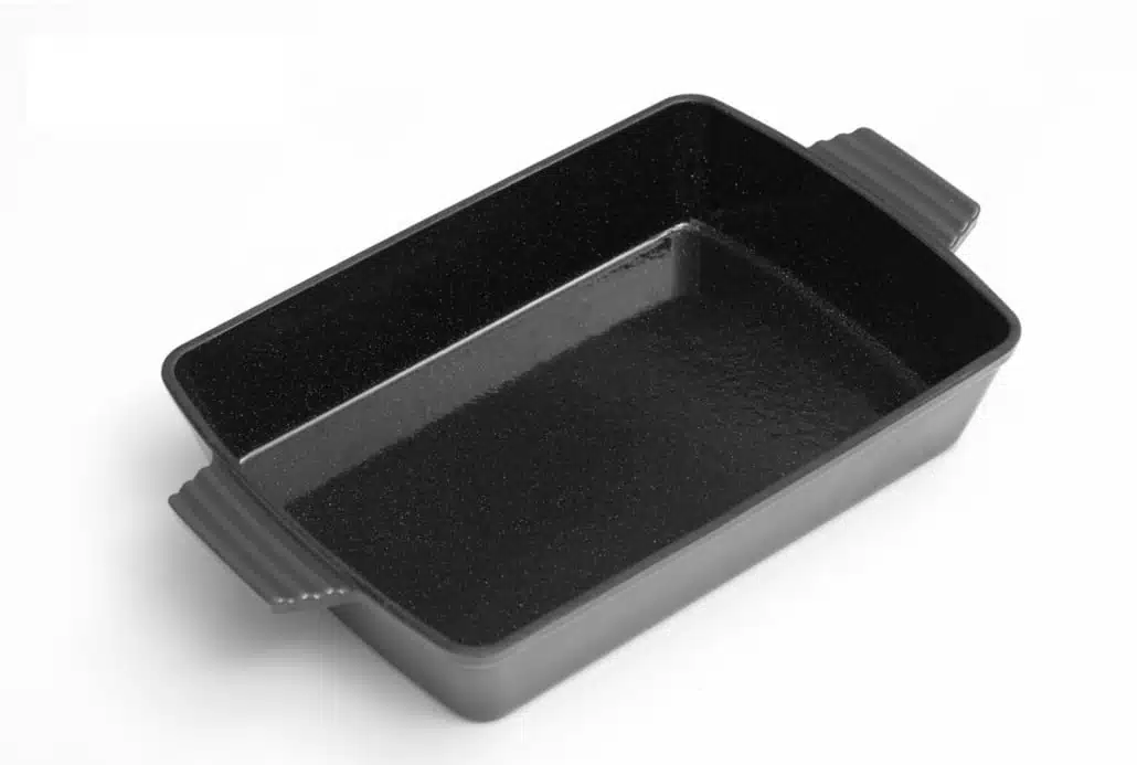 DCN58734_2 Tava din fonta emailata, 33x27x7cm, Marble Gray / DCN58734 - imagine 1
