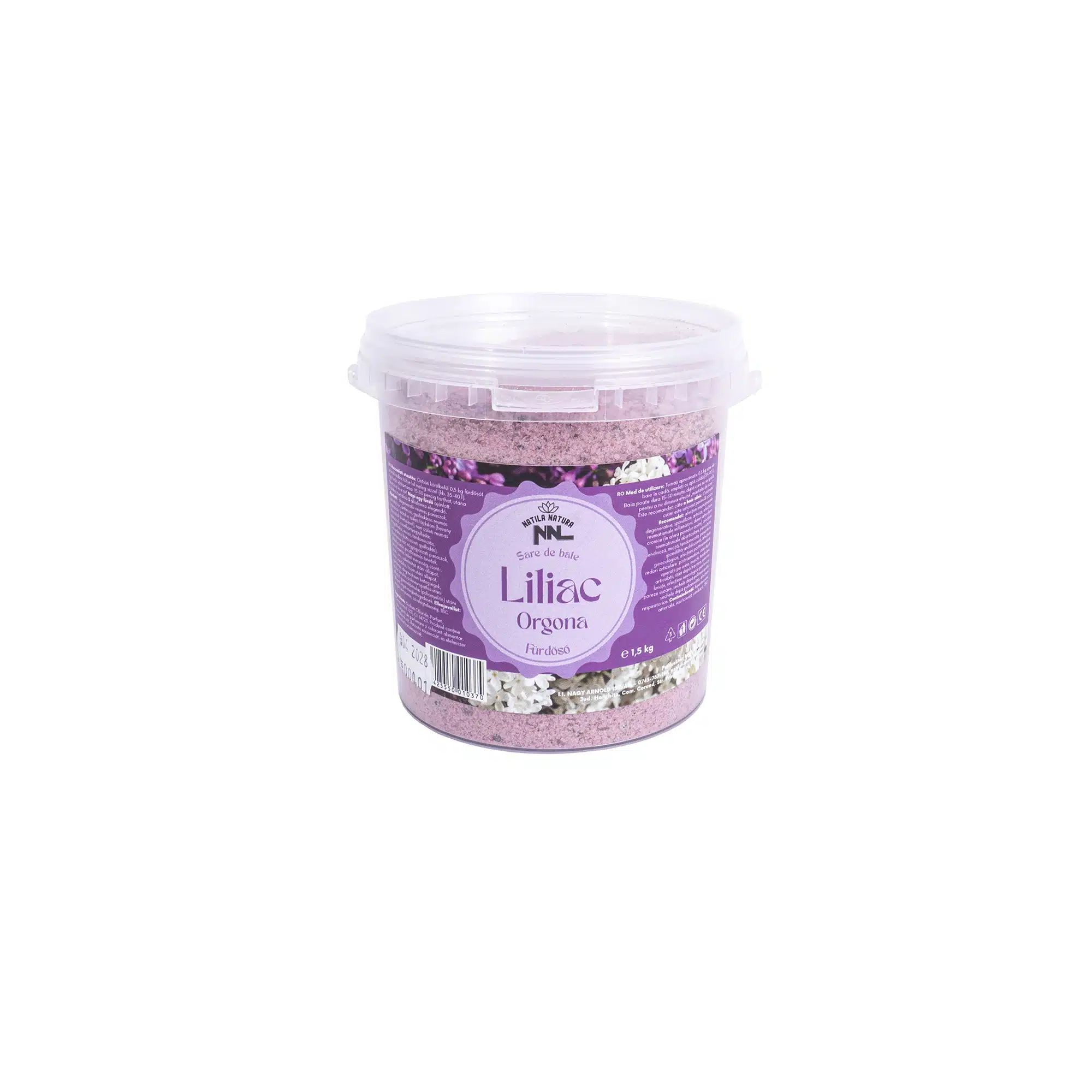 EXT9966_1 Sare de baie, galetusa de 1.5kg, aroma liliac Z-TOOLS / EXT9966 - imagine 1
